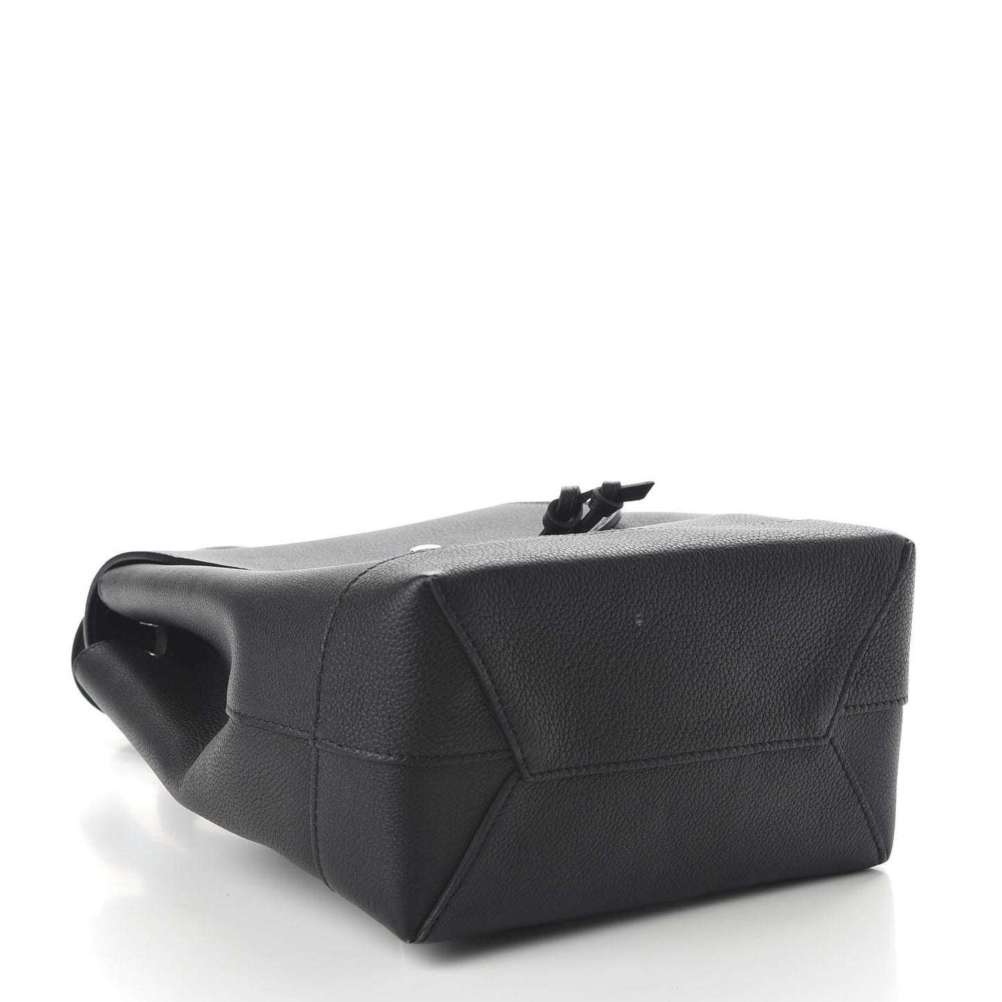Calfskin Lockme Backpack Black