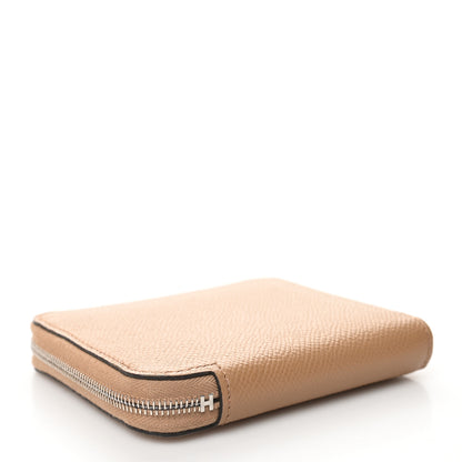 Hermes Epsom Silk'in Compact Wallet Chai 4 of 9