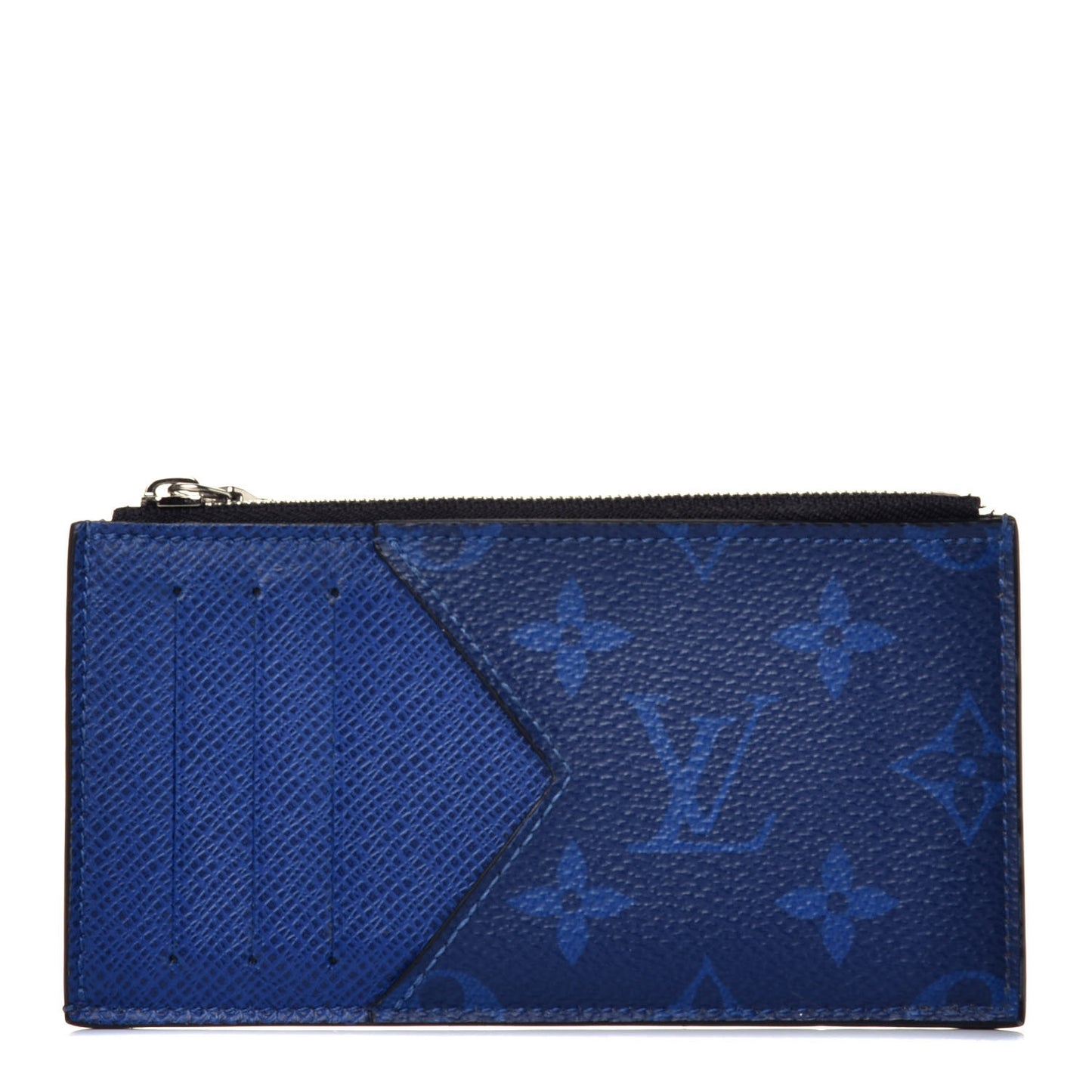 Monogram Taiga Coin Card Holder Cobalt