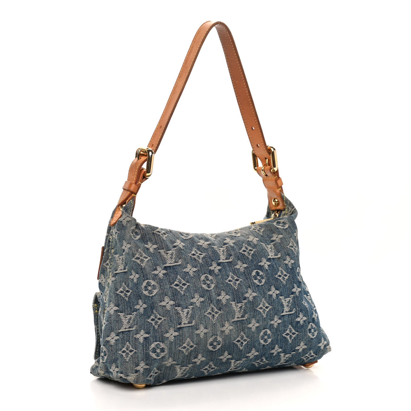 Monogram Denim Baggy PM Blue