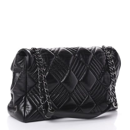 Chanel Lambskin In and Out XL Maxi Flap Black 3 of 11