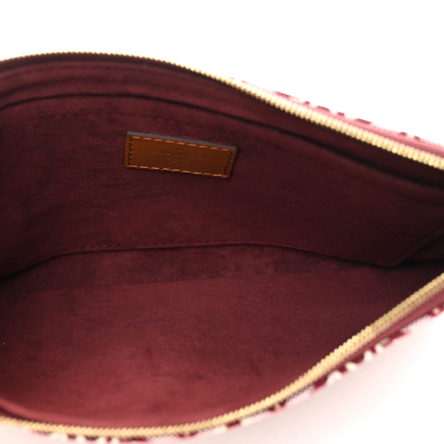 Louis Vuitton Jacquard Since 1854 Neverfull MM GM Pochette Bordeaux 5 of 6