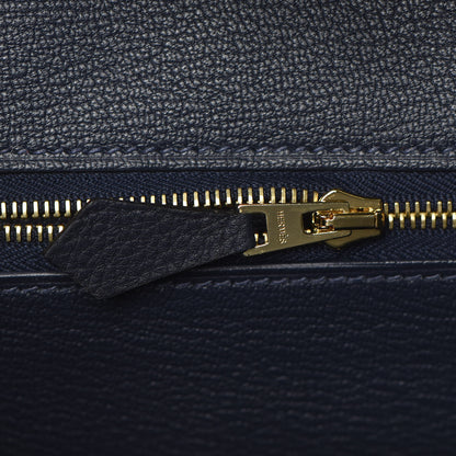 Hermes Togo Birkin 25 Bleu Nuit 32 of 38