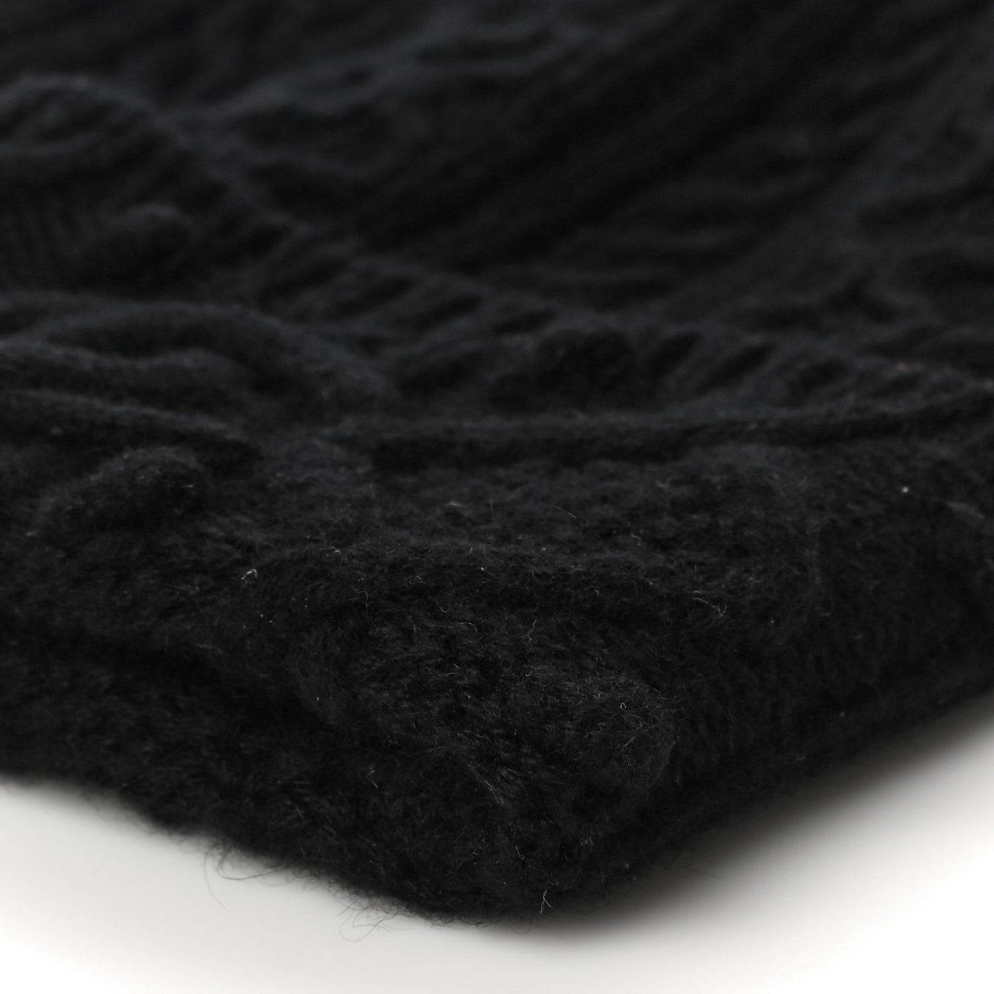 Cashmere CC Beanie Hat Black