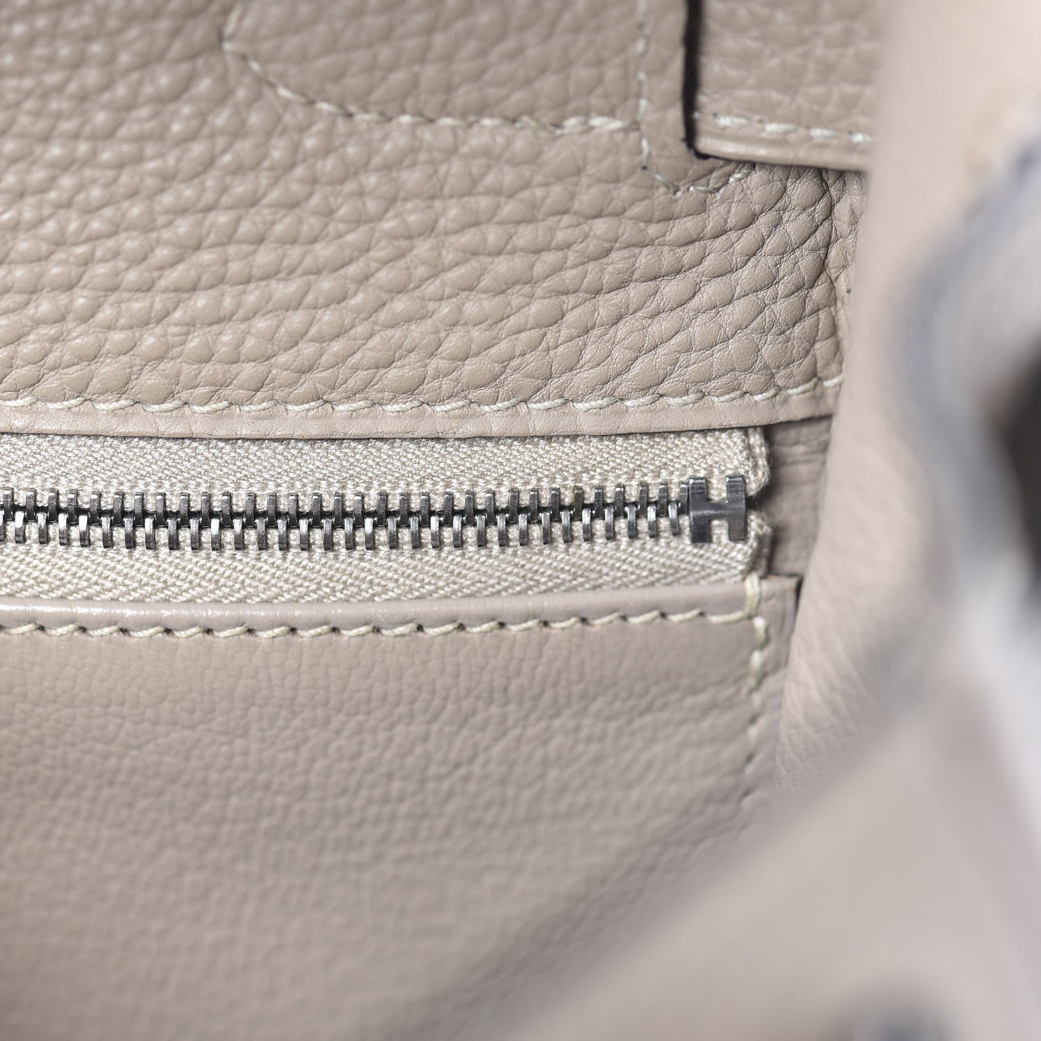Hermes Togo Kelly Retourne 28 Gris Tourterelle 17 of 33