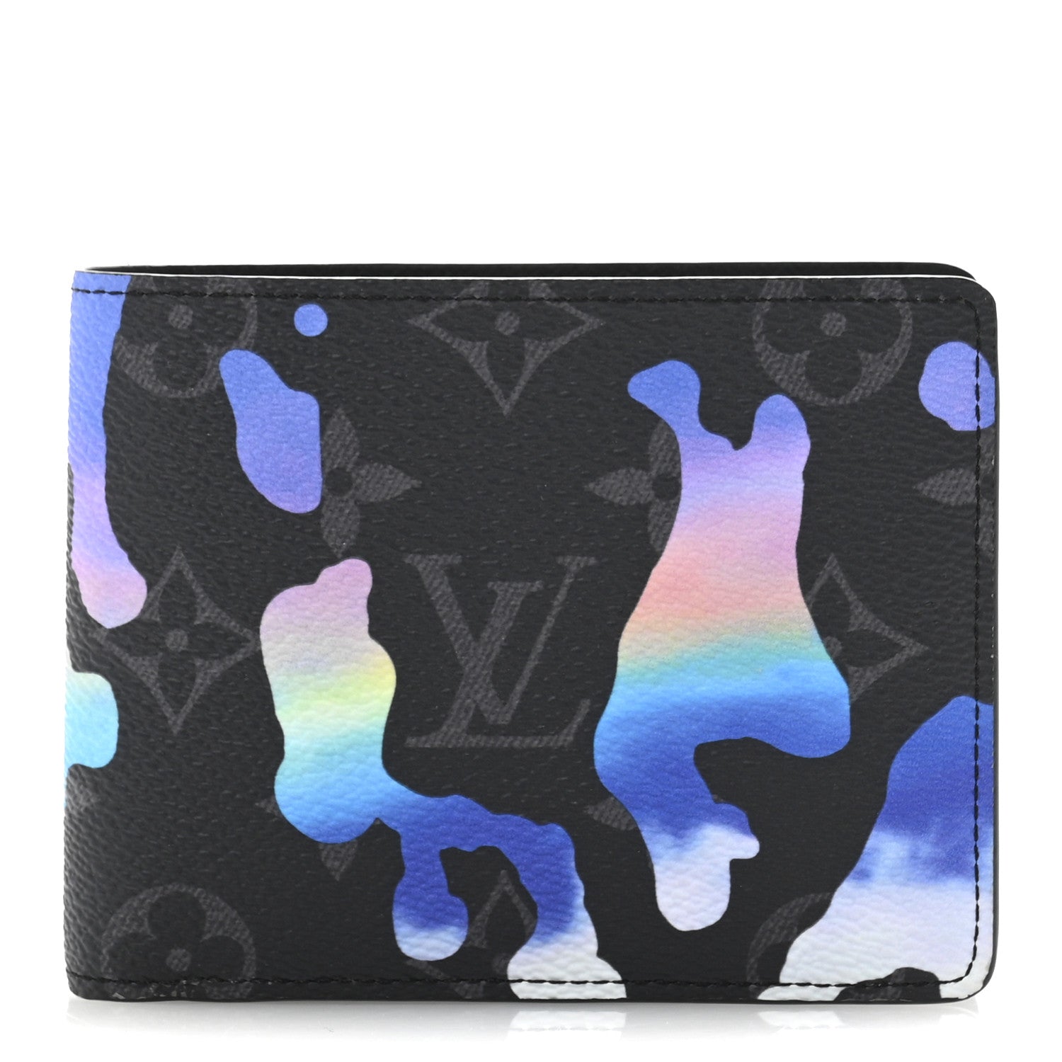 Louis Vuitton Monogram Eclipse Sunrise Multiple Wallet 1 of 7