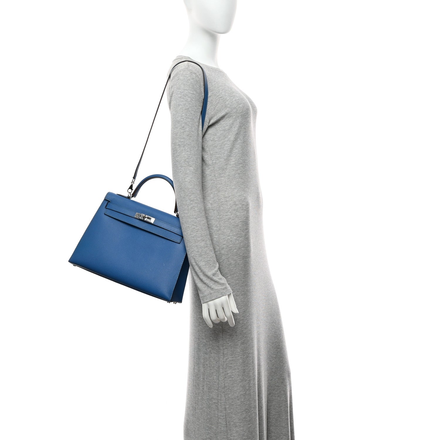 Hermes Epsom Kelly Sellier 32 Mykonos 2 of 10