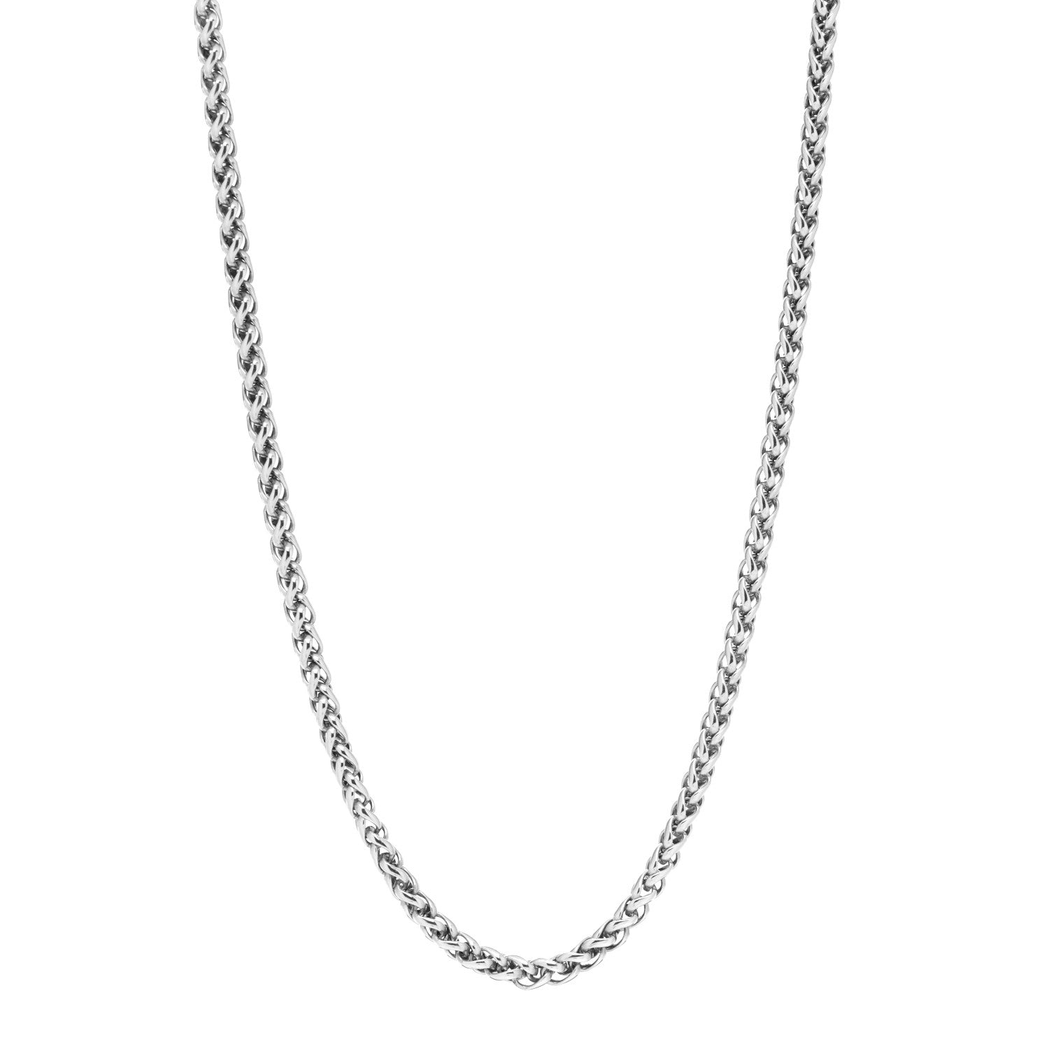 David Yurman Sterling Silver 4mm Wheat Chain Necklace 1 of 4