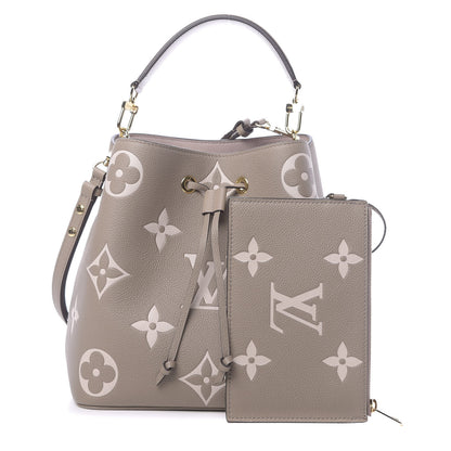 Louis Vuitton Empreinte Monogram Giant Neonoe MM Tourterelle Creme 1 of 11