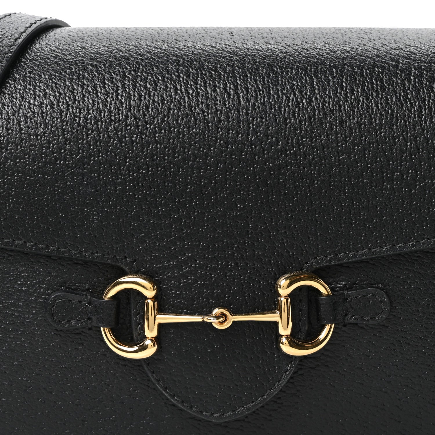 Gucci Calfskin Horsebit 1955 Shoulder Bag Black 7 of 10