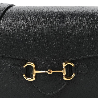 Gucci Calfskin Horsebit 1955 Shoulder Bag Black 7 of 10