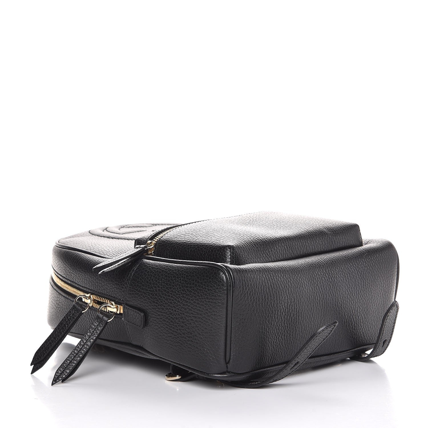 Gucci Pebbled Calfskin Soho Chain Backpack Black 4 of 7