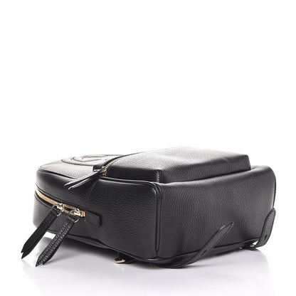 Gucci Pebbled Calfskin Soho Chain Backpack Black 4 of 7