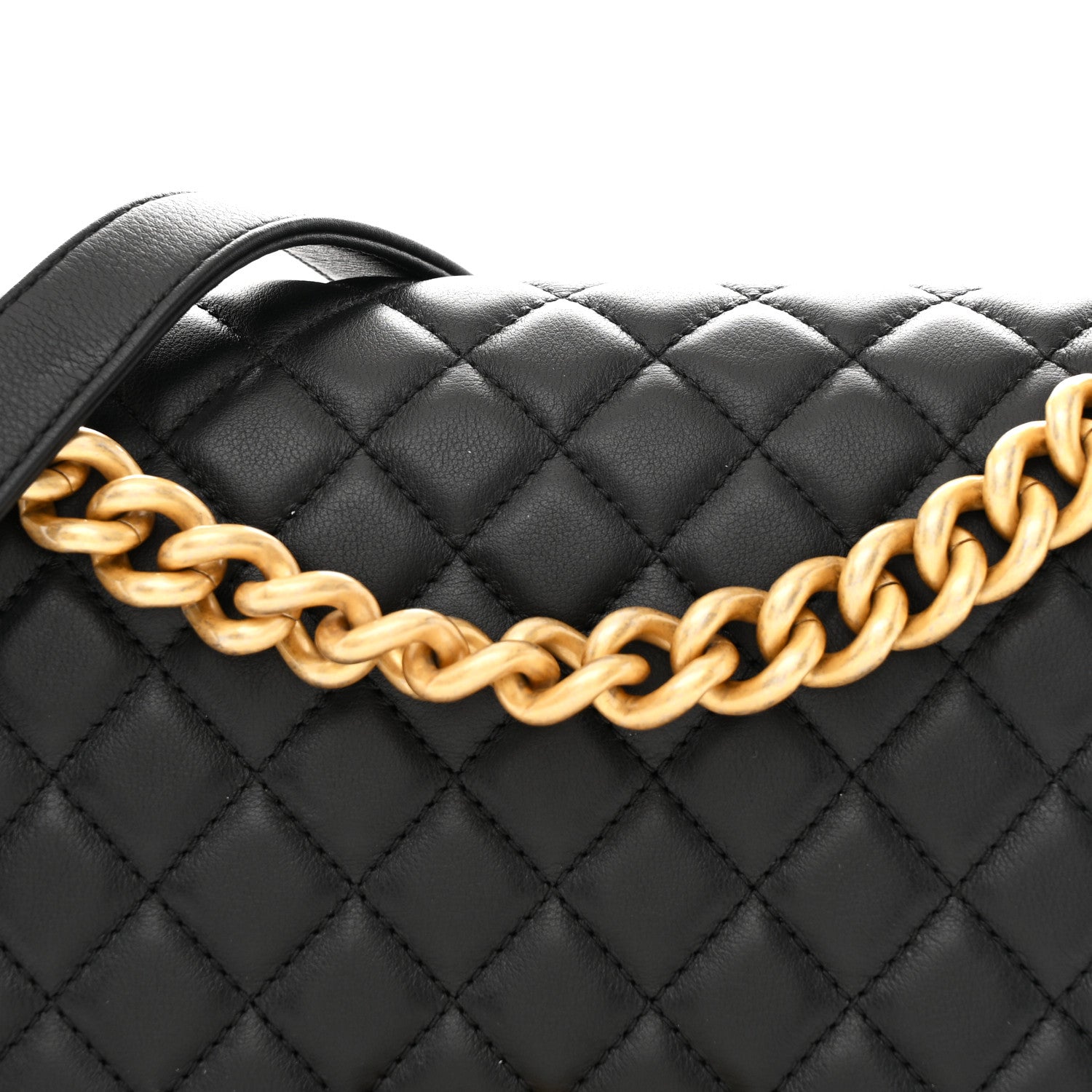 Chanel Lambskin Quilted Medium Boy Flap Black 8 of 10