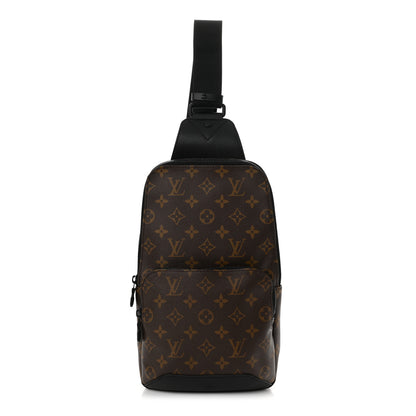 Louis Vuitton Monogram Macassar Avenue Sling Bag 1 of 12
