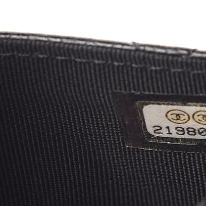 Chanel Caviar Quilted Flap Card Holder Black 8 of 9