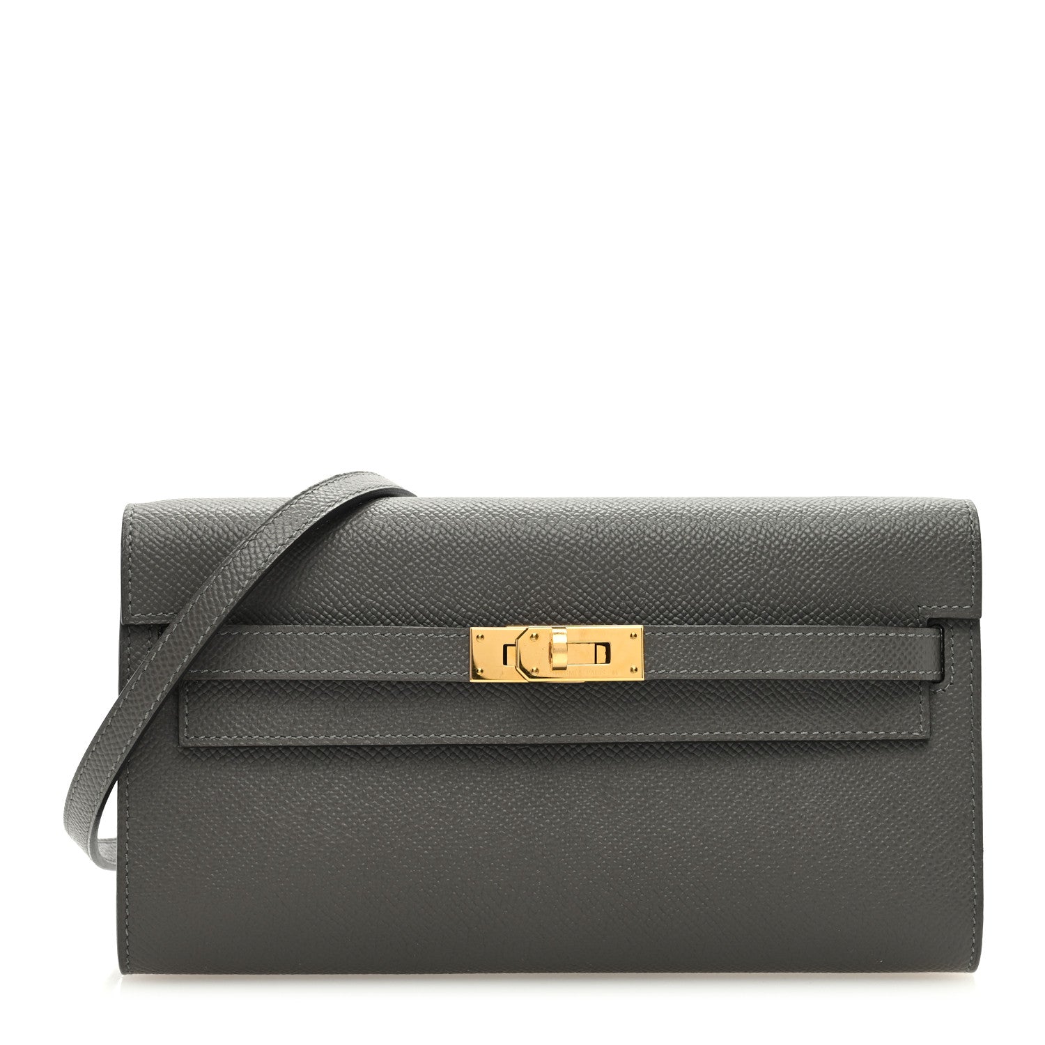 Hermes Epsom Kelly To Go Wallet Gris Meyer 1491644 – FASHIONPHILE