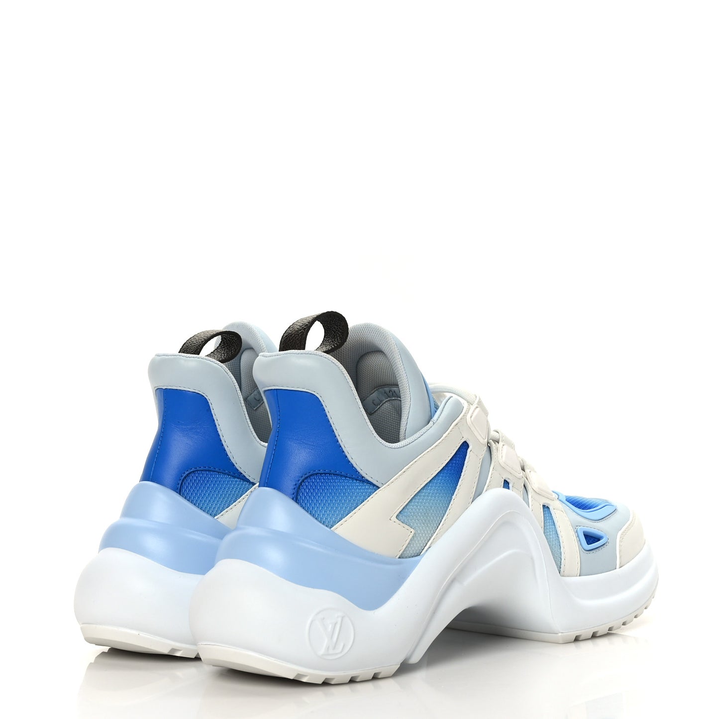 Calfskin LV Archlight Gradient Sneakers 38 Light Blue