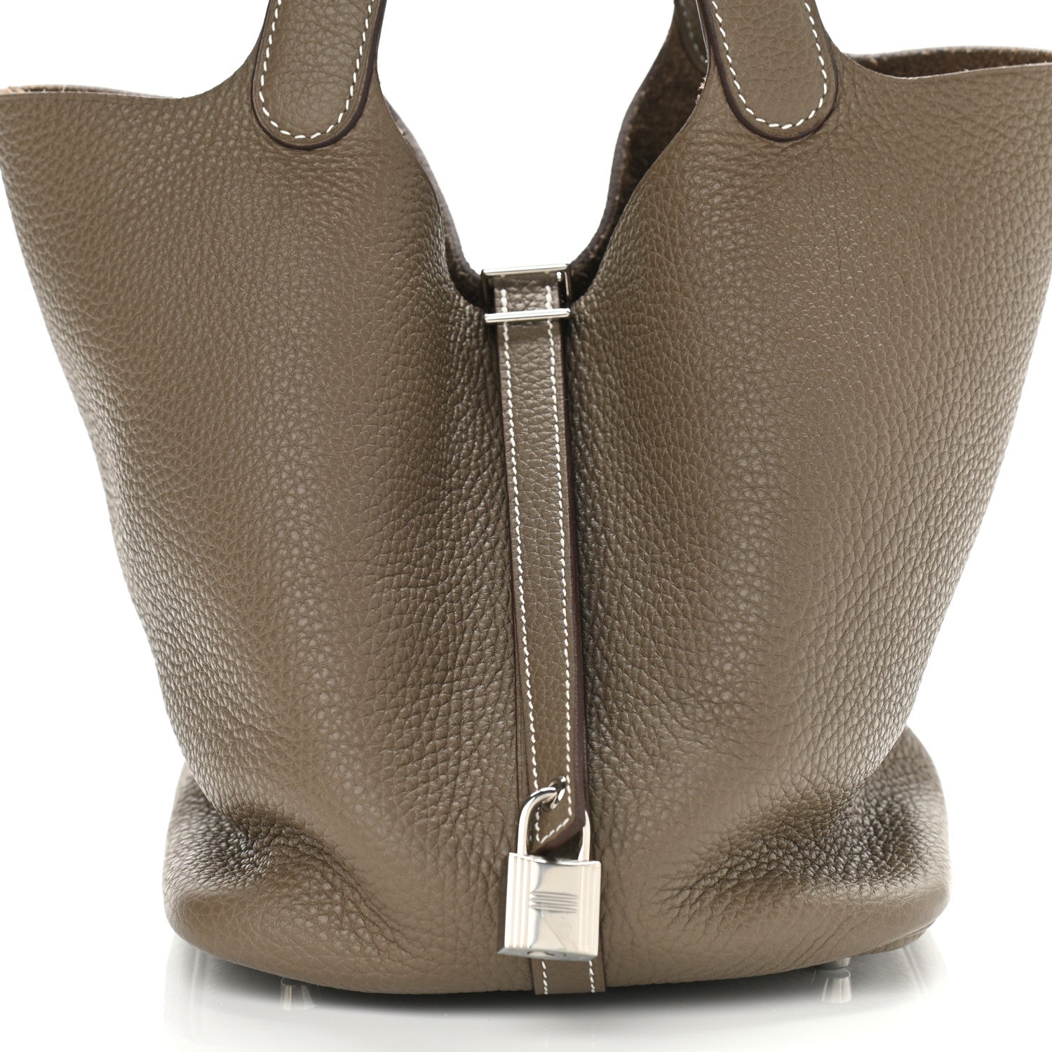 Hermes Taurillon Clemence Picotin Lock 22 MM Etoupe 8 of 10