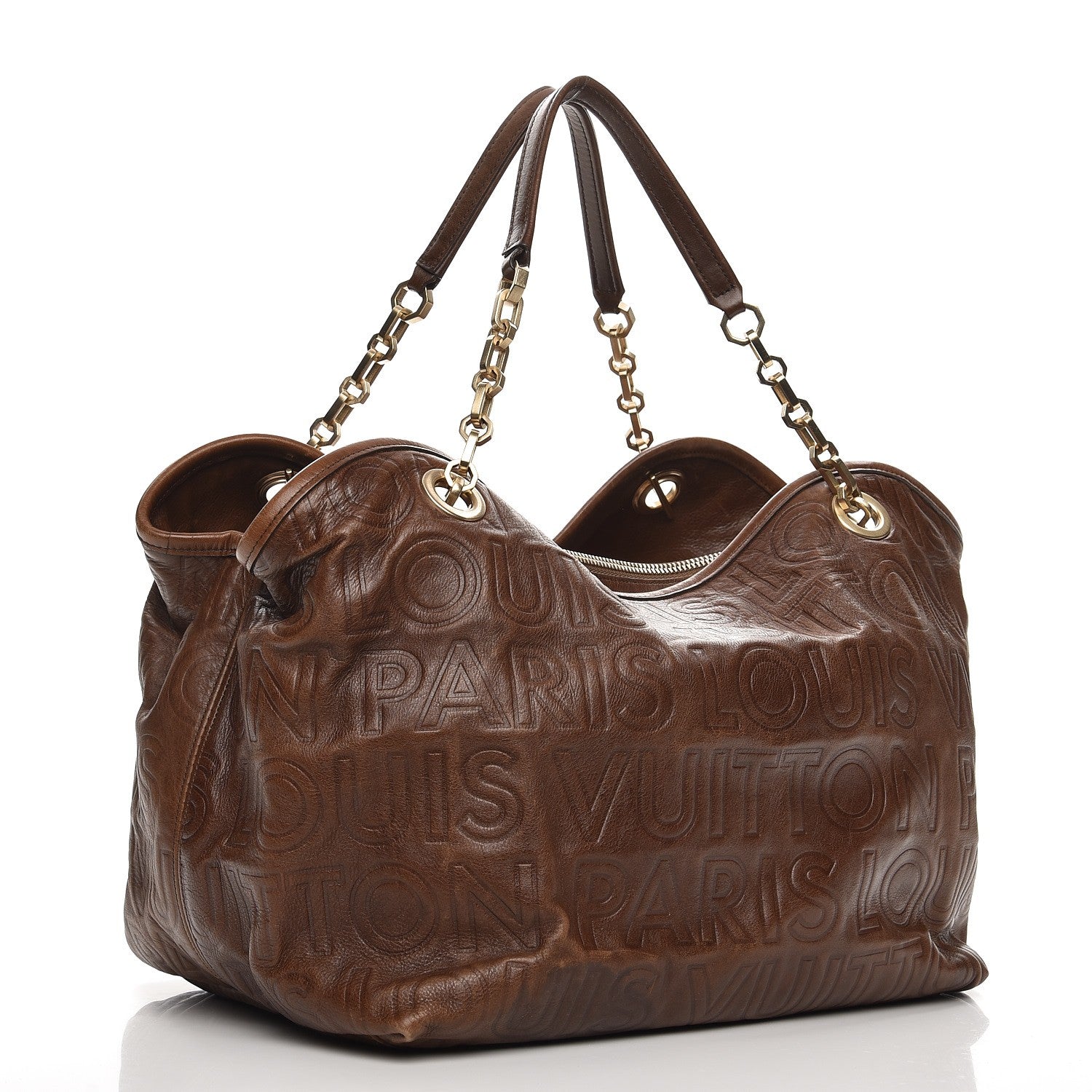 Louis Vuitton Monogram Paris Souple Whisper PM Chocolate 3 of 12