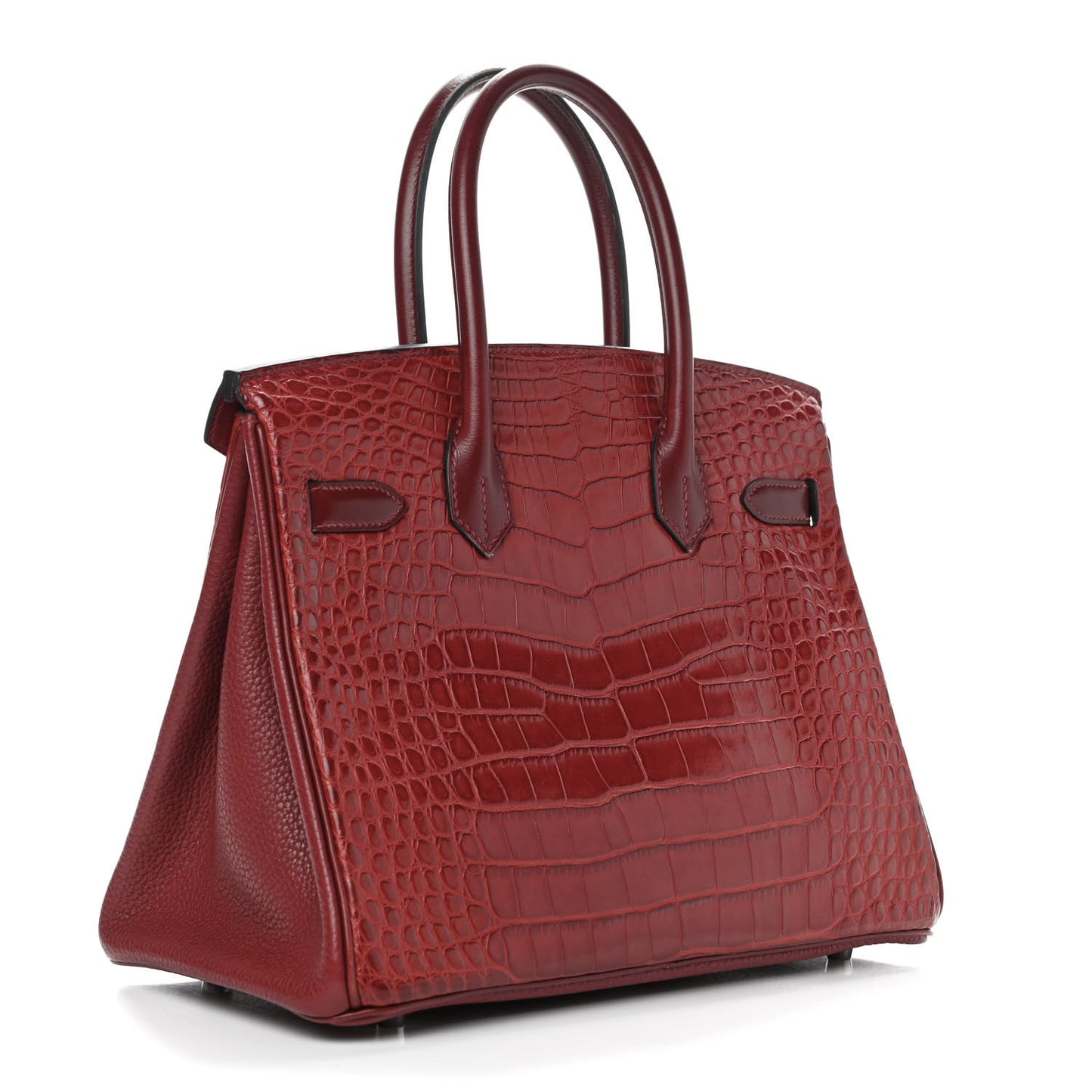 Matte Alligator Togo Box Birkin 30 Rouge H
