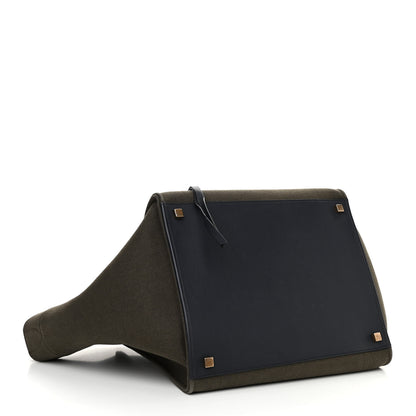 Celine Cotton Canvas Medium Phantom Luggage Olive 4 of 14