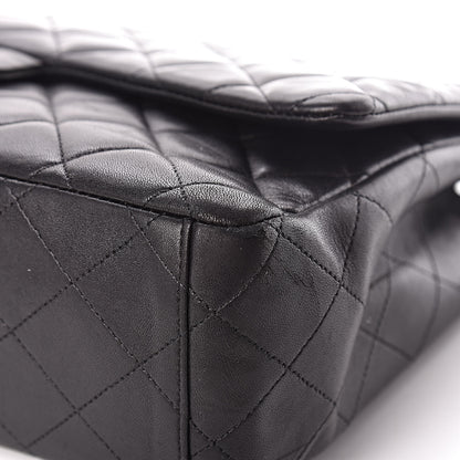 Chanel Lambskin Quilted Maxi Single Flap Black 12 of 16