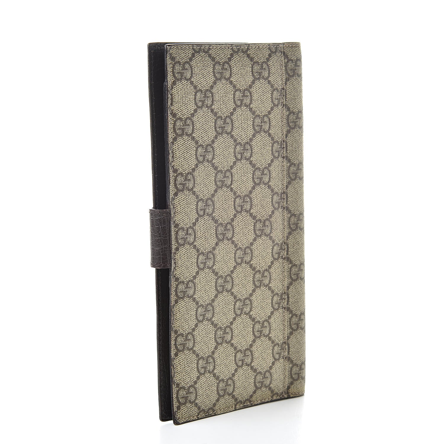 Gucci GG Plus Monogram Long Flap Wallet Brown 3 of 12