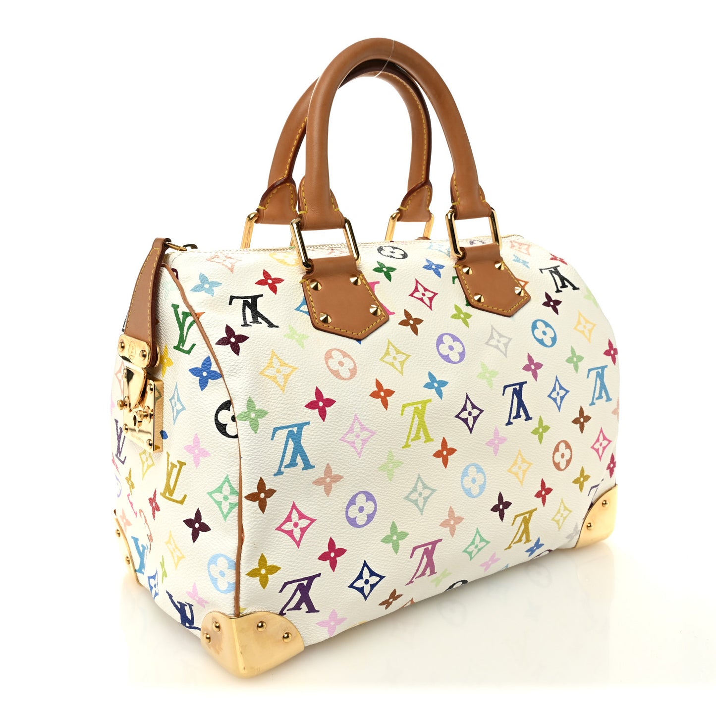 Monogram Multicolor Speedy 30 White