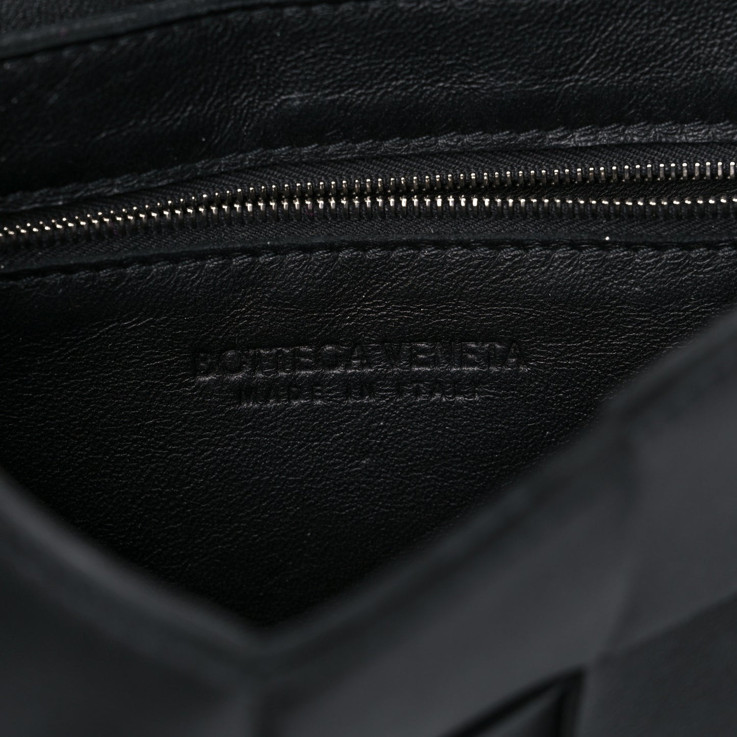 Lambskin Maxi Intrecciato Cassette Crossbody Bag Black