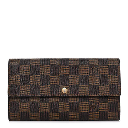 Louis Vuitton Damier Ebene Sarah Wallet 1 of 12