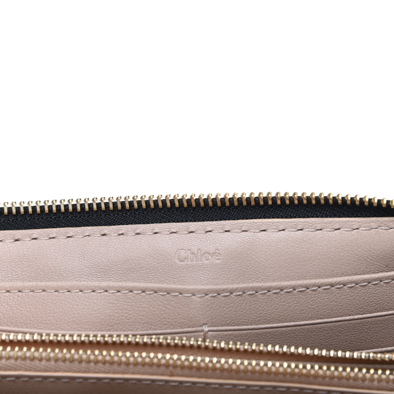 Chloe Grained Calfskin Marcie Long Zip Around Wallet Black 6 of 7