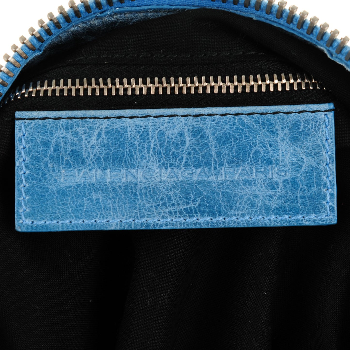 Chevre Giant 21 Silver Hardware Hobo Aquamarine