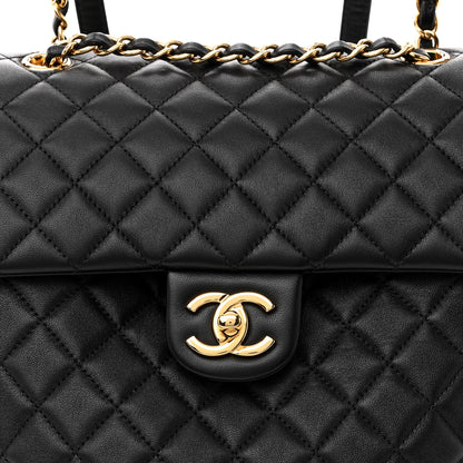Chanel Lambskin Quilted Large Urban Spirit Backpack Black 8 of 10