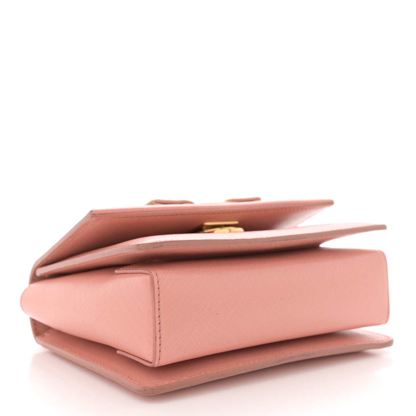 Hammered Calfskin Mini Vara Bow Crossbody Bag Pink