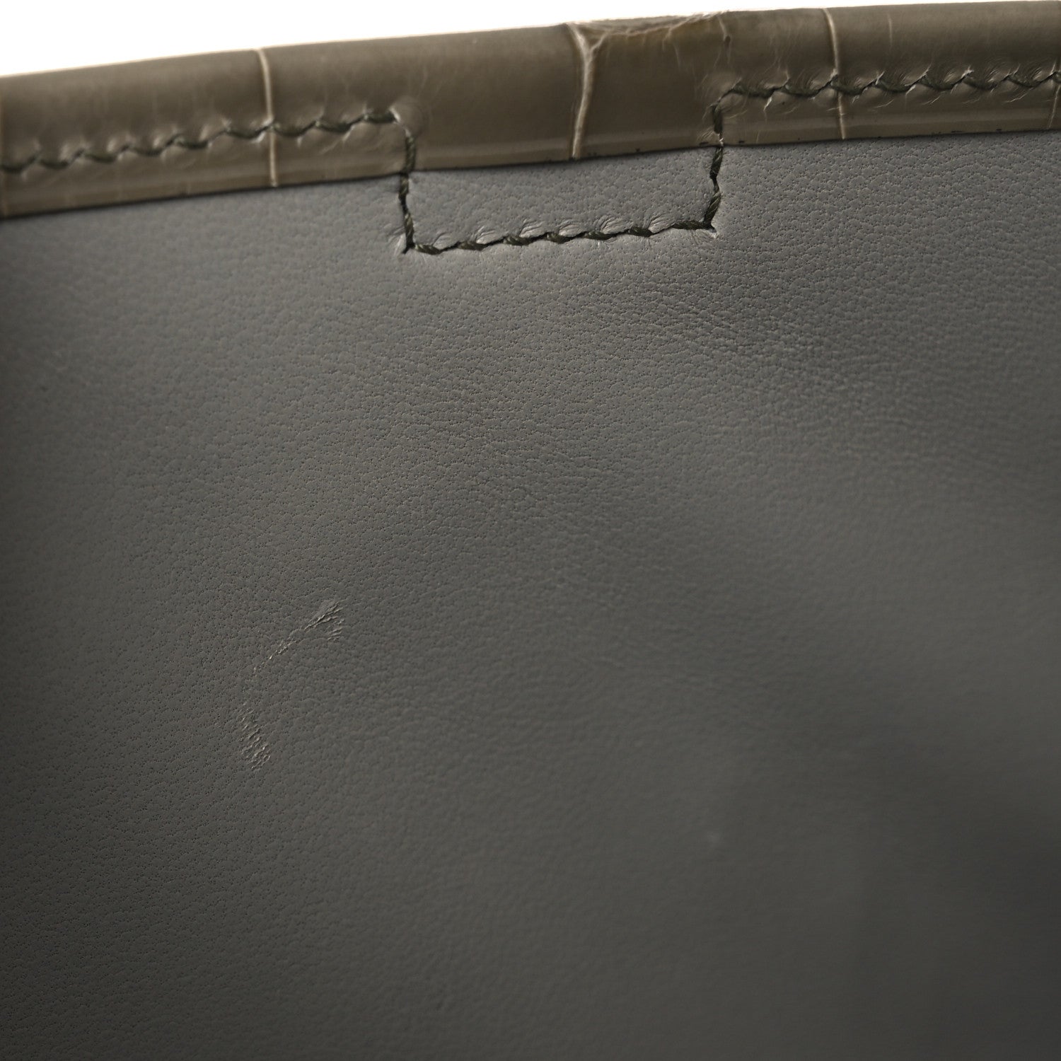 Hermes Shiny Niloticus Crocodile Jige Elan 29 Clutch Gris Tourterelle 12 of 13