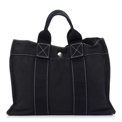 Hermes Canvas Fourre Tout PM Black 1 of 8