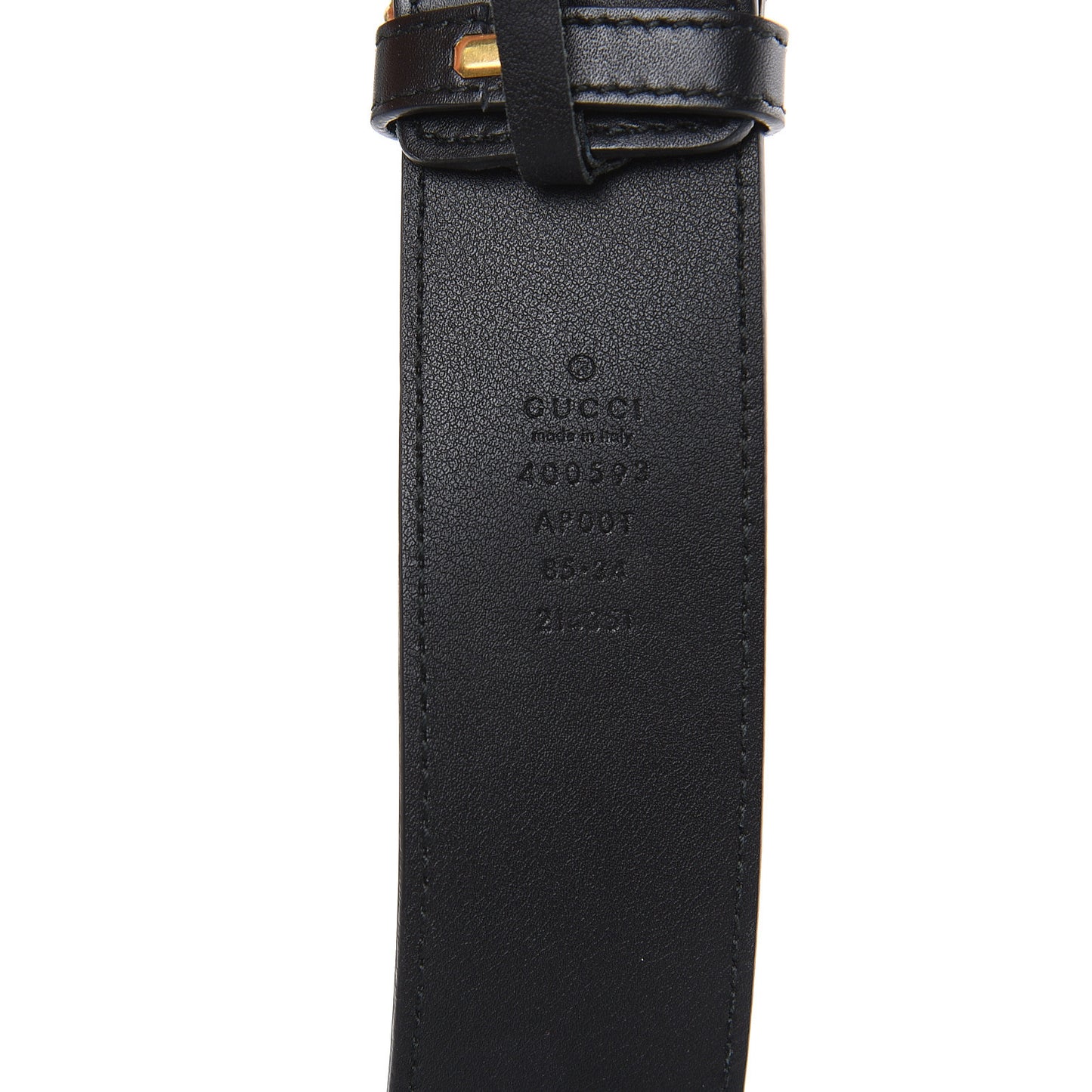 Calfskin Double G 40mm Belt 85 34 Black