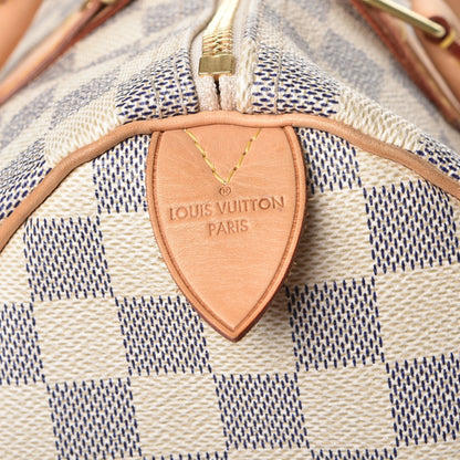 Louis Vuitton Damier Azur Speedy 30 6 of 11