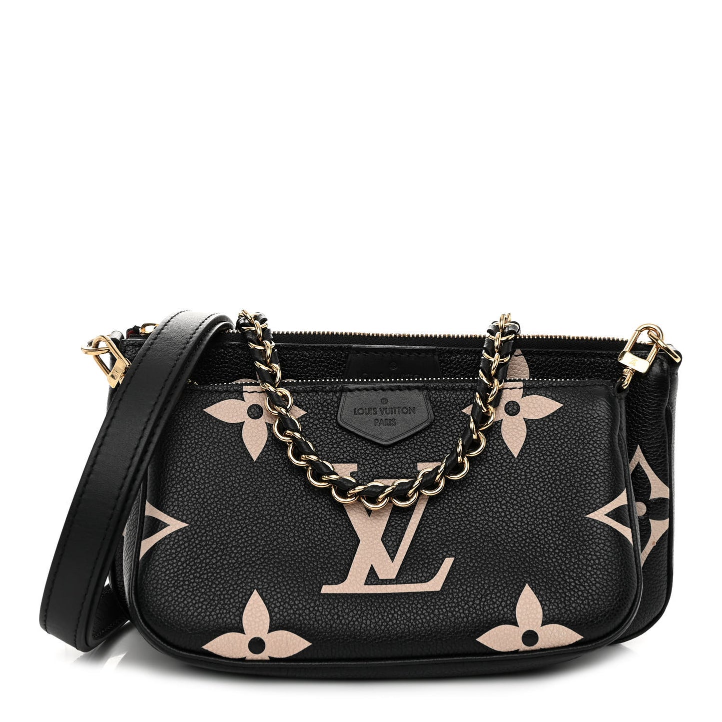 Empreinte Monogram Giant Multi Pochette Accessories Black Beige