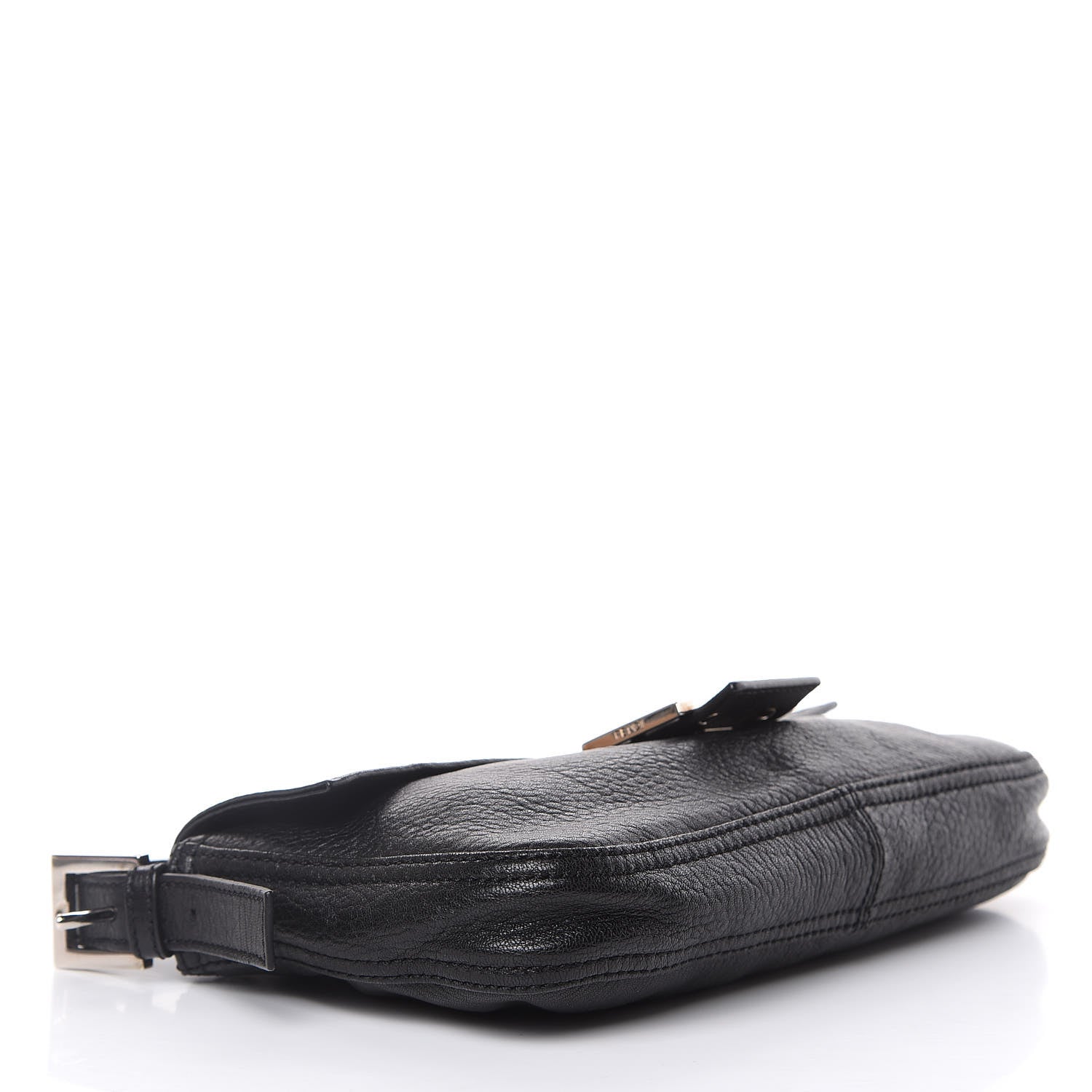Fendi Nappa Elefante Baguette Black 4 of 12