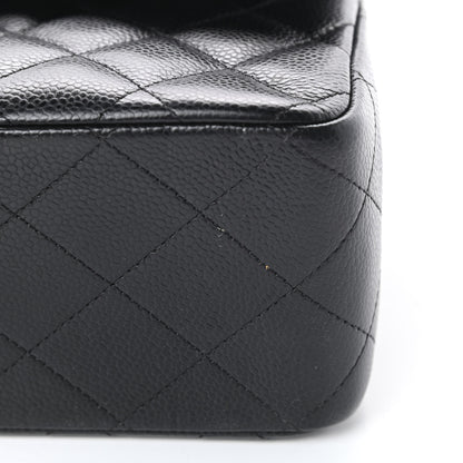 Chanel Caviar Quilted Jumbo Double Flap Black 13 of 16