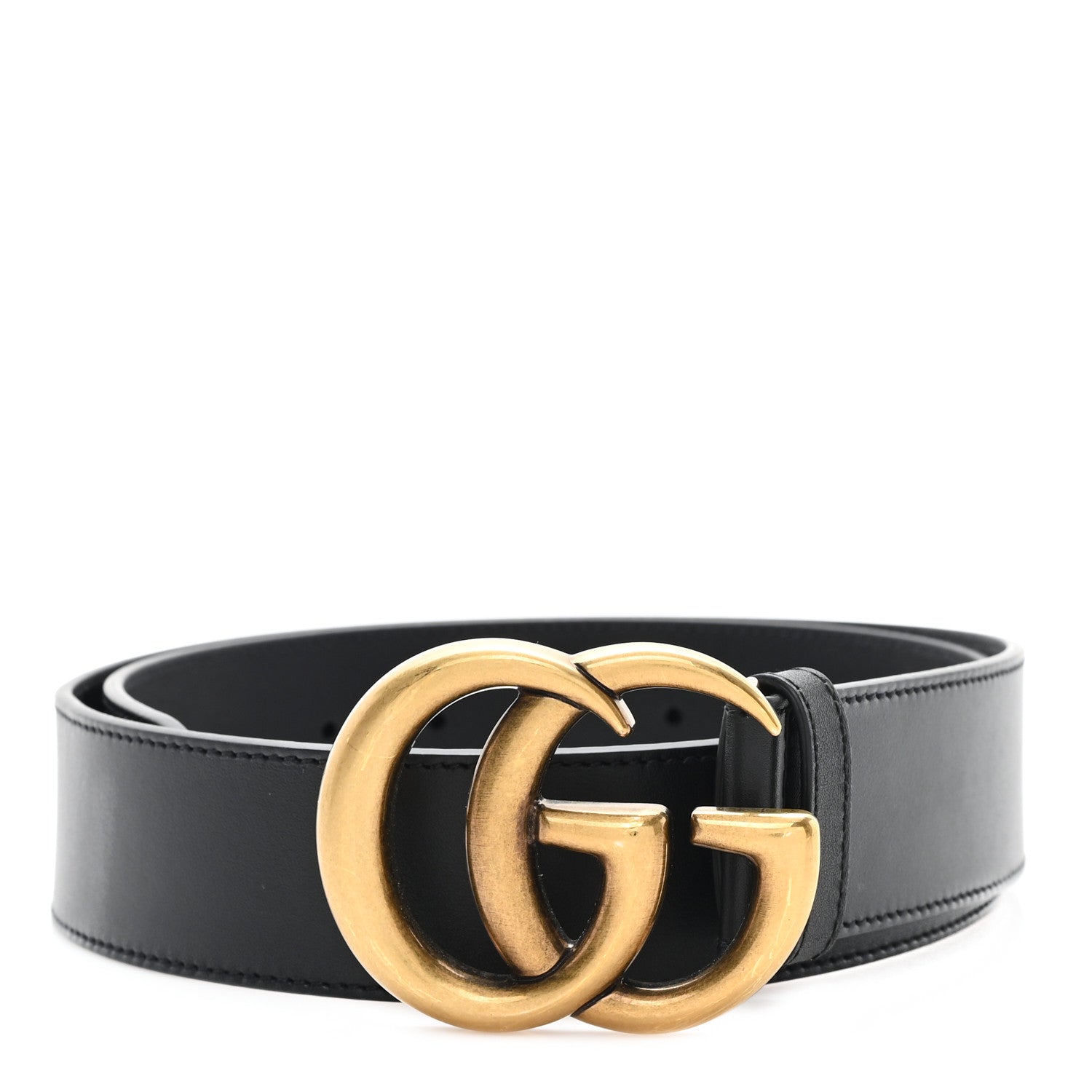 Gucci Calfskin Double G 40mm Belt 85 34 Black 1 of 4