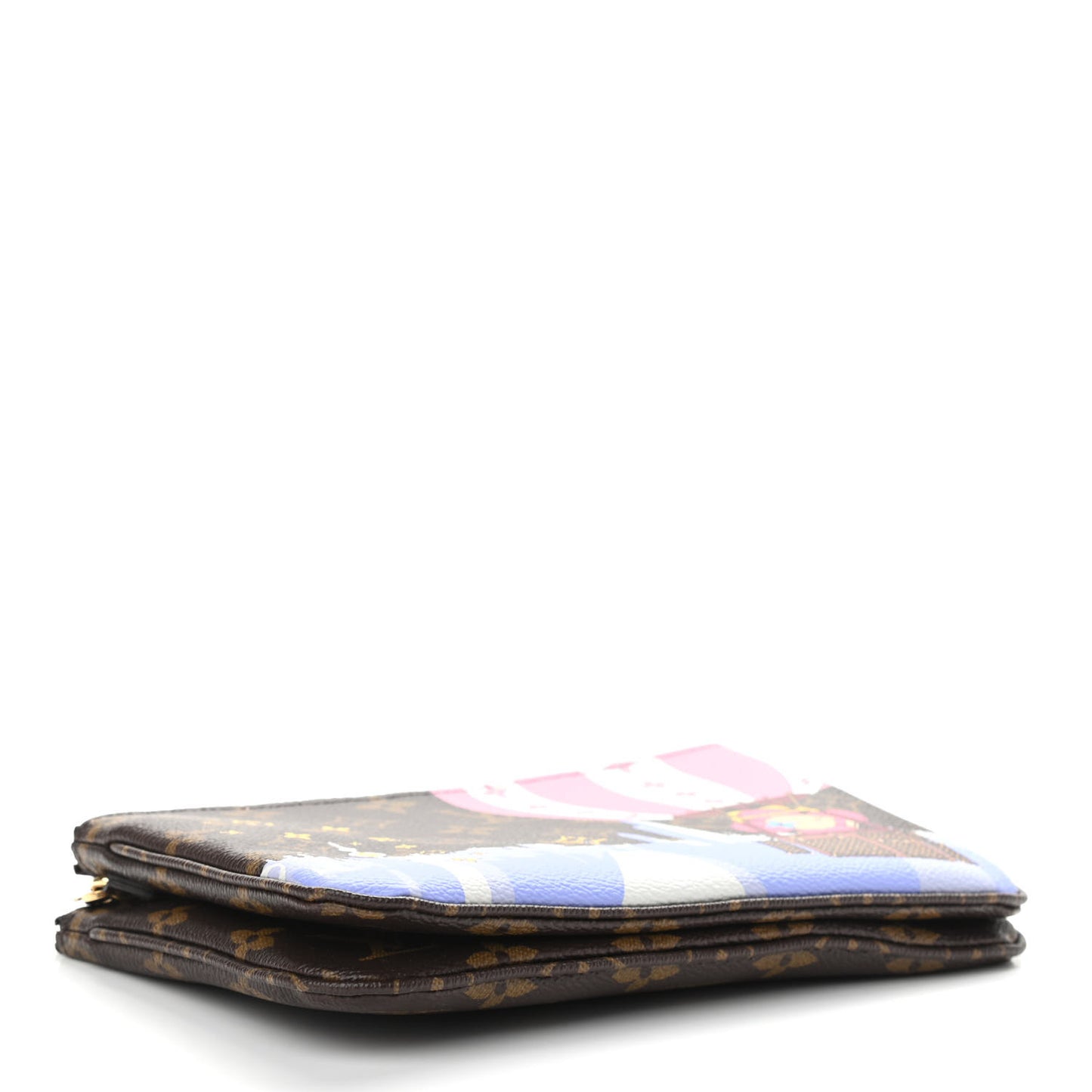 Monogram 2019 Christmas Animation Double Zip Pochette