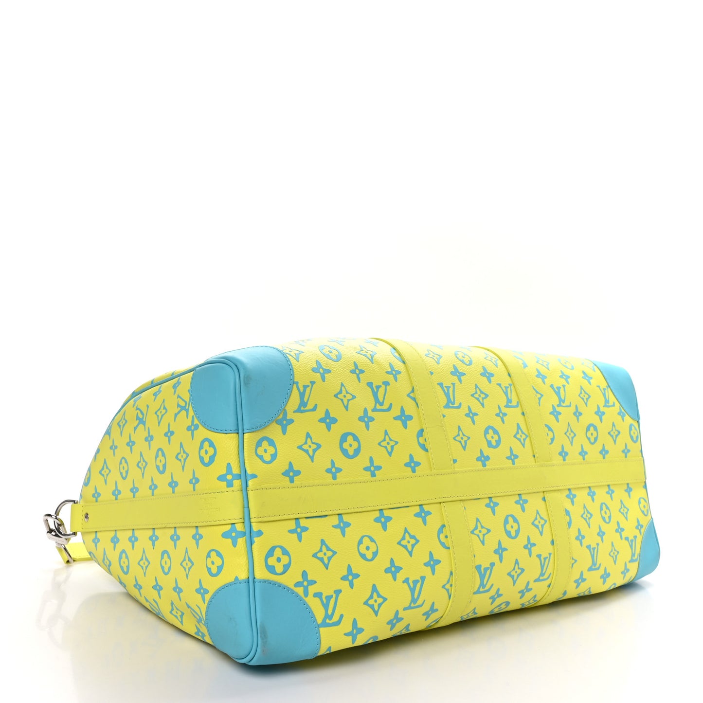 Monogram Playground Keepall Bandouliere 50 Lime
