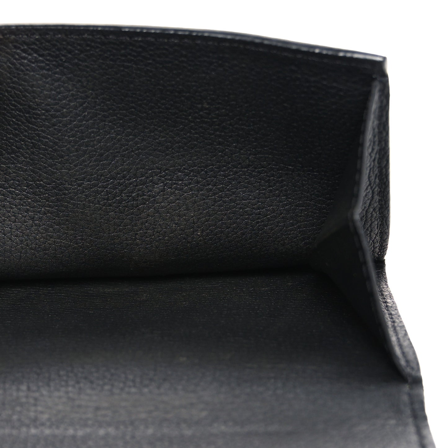 Calfskin LockMe II Compact Wallet Black