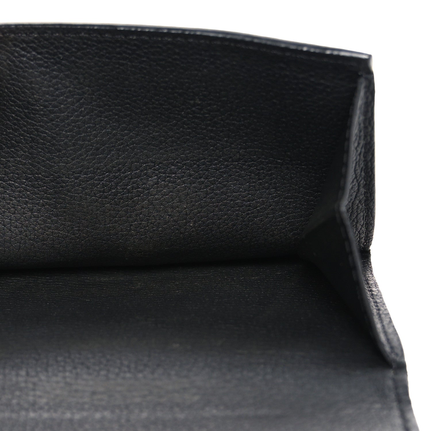 Louis Vuitton Calfskin LockMe II Compact Wallet Black 6 of 8