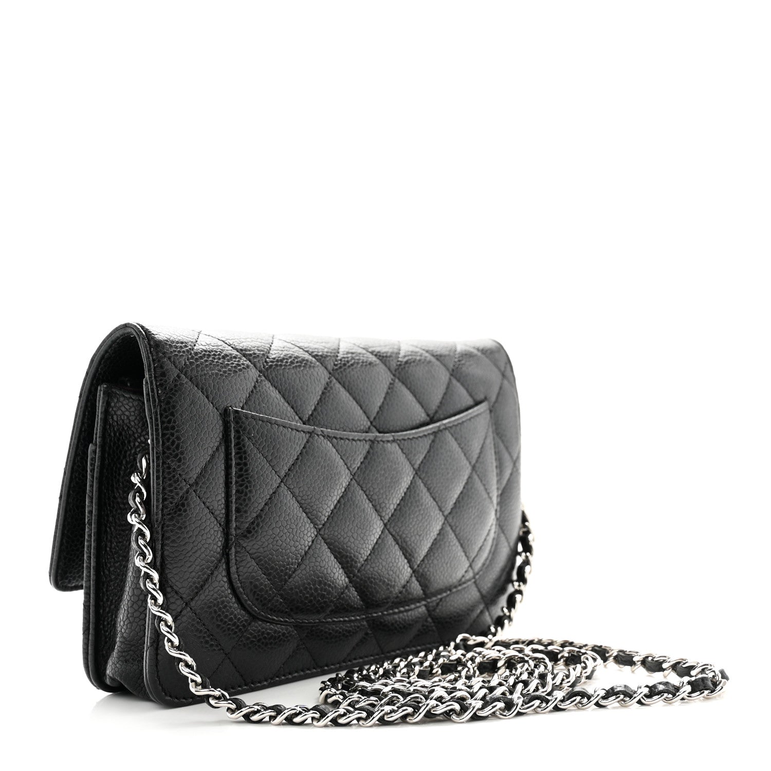 Chanel Caviar Quilted Wallet on Chain WOC Black 3 of 11