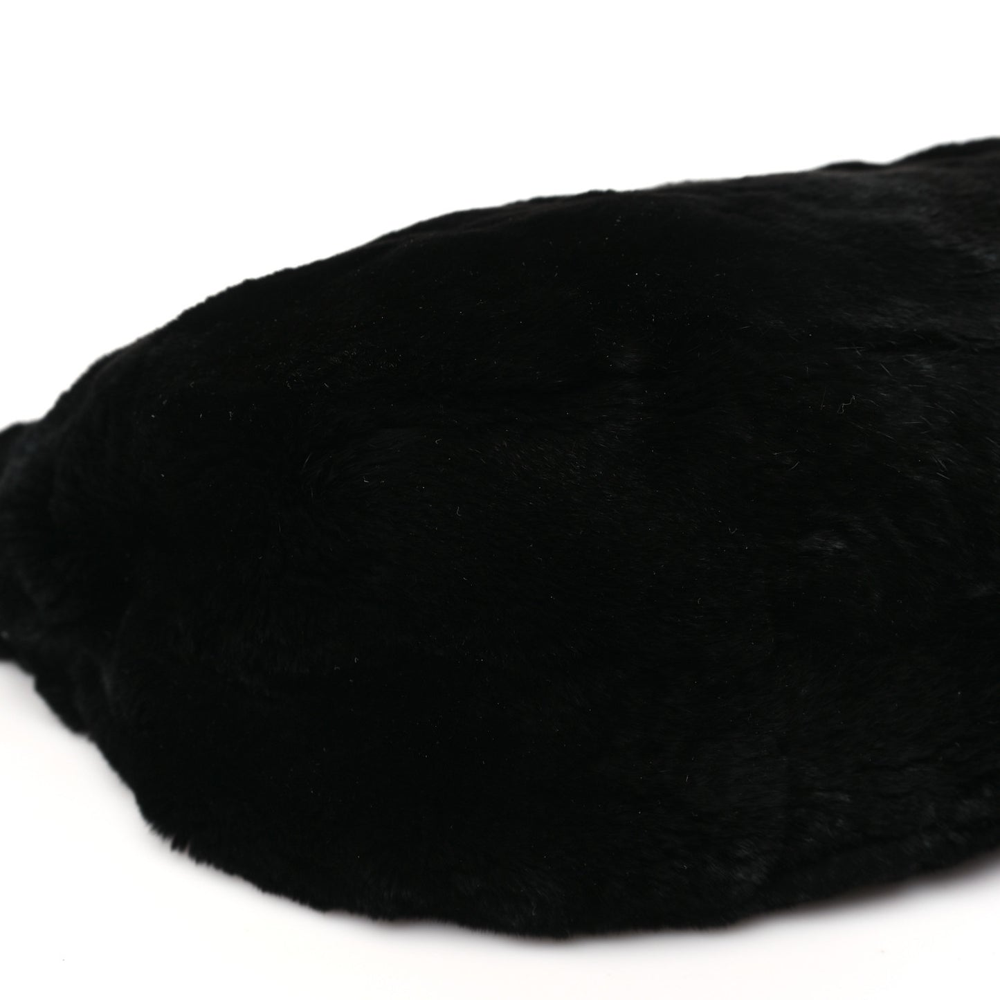 Rabbit Fur Hobo Black