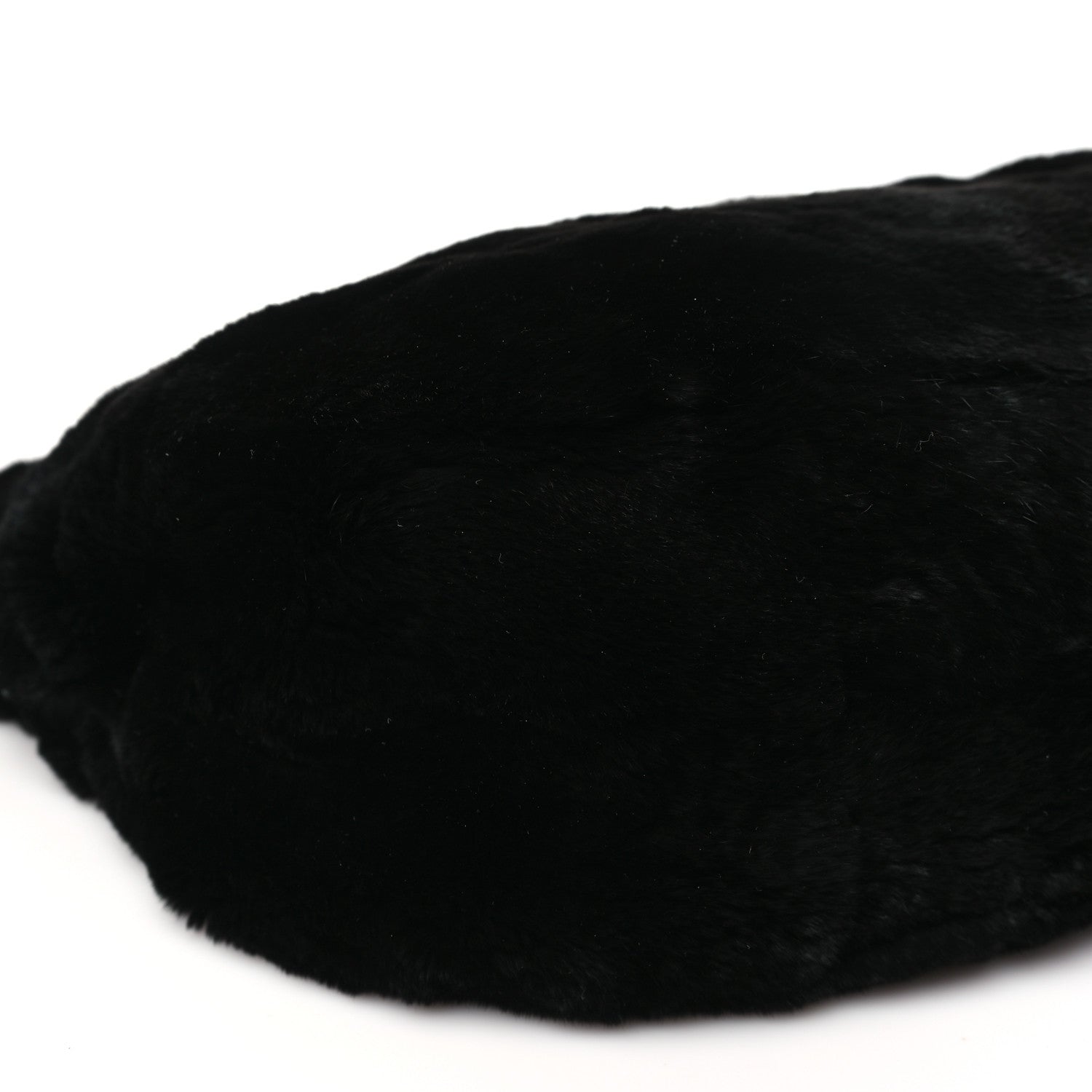 Chanel Rabbit Fur Hobo Black 8 of 9